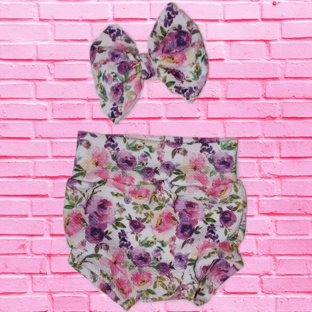 Bummie and Bow set handmade